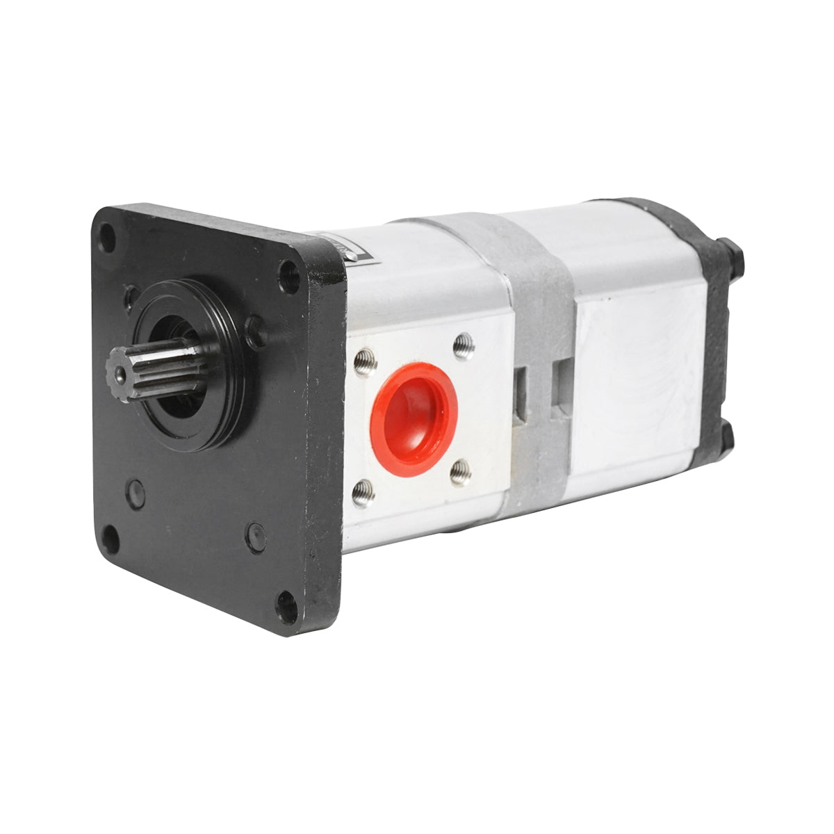 Double acting hydraulic pump on the left, flow 22+14cm3 for New Holland, Case IH OEM 47129338